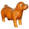 Omersa Brown Leather Dachshund Sausage Dog Footstool, Image 1