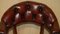 William IV Leather & Hardwood Chesterfield Captains Armchair, 1830s, Image 4