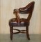 William IV Leather & Hardwood Chesterfield Captains Armchair, 1830s, Image 19