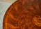 Tavolo da pranzo Regency Gold in legno dorato con ripiano in legno duro fiammato, Immagine 16