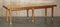 Long Large Refectory Dining Table with Top in Satinwood & Birch 2