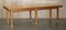 Long Large Refectory Dining Table with Top in Satinwood & Birch, Image 2
