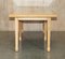 Long Large Refectory Dining Table with Top in Satinwood & Birch 20