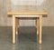 Long Large Refectory Dining Table with Top in Satinwood & Birch, Image 20