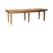 Long Large Refectory Dining Table with Top in Satinwood & Birch, Image 1