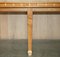 Long Large Refectory Dining Table with Top in Satinwood & Birch 10