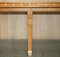 Long Large Refectory Dining Table with Top in Satinwood & Birch, Image 10