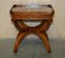 Tables d'Appoint avec Tiroirs Cachés Bevan Funnell, Burr Yew Wood, Set de 2 14