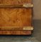 Large Burr Walnut Chest Trunk with Hidden Bottom Storage, Image 9