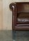 Brown Leather Tub Club Armchair from Laura Ashley 6