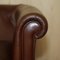 Brown Leather Tub Club Armchair from Laura Ashley, Image 11
