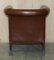 Brown Leather Tub Club Armchair from Laura Ashley 19