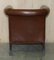 Brown Leather Tub Club Armchair from Laura Ashley, Image 19