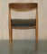 Model 16 Dining Chairs in Black Leather attributed to Johannes Andersen for Uldum, 1960s, Set of 6, Image 18