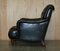 Chesterfield Bridgewater Black Leather Armchair from Howard & Sons, 1880s 19