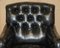 Chesterfield Bridgewater Black Leather Armchair from Howard & Sons, 1880s 3