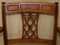 Vintage Hand Dyed Brown Leather Hand Carved Frame Dining Chairs, Set of 6 5