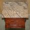 Marble Topped Side Table with Wine Bottle Holders & Serving Tray 20