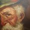 Dutch Artist, Man with Grey Hair & Cap, Oil on Canvas, Framed 11