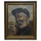 Jma Kensinck, Hombre fumando en pipa, óleo sobre lienzo, enmarcado, Imagen 1