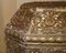 18th Century Indian Hand Carved & Painted Coffer Linen Trunk, 1780s, Image 5