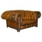 Butaca Chesterfield Whisky Brown Leather, Imagen 1