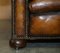 Chesterfield Armchair Whisky Brown Leather 10