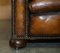 Chesterfield Armchair Whisky Brown Leather, Image 10