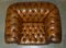 Chesterfield Armchair Whisky Brown Leather 14