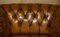Chesterfield Armchair Whisky Brown Leather, Image 5