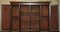 Victorian Hardwood & Embossed Leather Library Bookcase 16