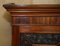 Victorian Hardwood & Embossed Leather Library Bookcase, Image 4