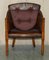 Thomas Chippendale Chesterfield Tub Club Armchairs in Hand Dyed Brown Leather, 1920s, Set of 6 14