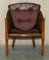 Thomas Chippendale Chesterfield Tub Club Armchairs in Hand Dyed Brown Leather, 1920s, Set of 6, Image 14