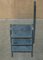 Patina Painted Finish Library Reading Bookcase Steps Ladder, 1880s 15