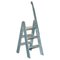 Patina Painted Finish Library Reading Bookcase Steps Ladder, 1880s 1