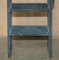 Patina Painted Finish Library Reading Bookcase Steps Ladder, 1880s 7