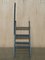 Patina Painted Finish Library Reading Bookcase Steps Ladder, 1880s 19