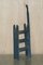 Patina Painted Finish Library Reading Bookcase Steps Ladder, 1880s 2