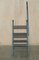 Patina Painted Finish Library Reading Bookcase Steps Ladder, 1880s, Image 10