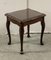 Nido de tres mesas vintage de madera tallada, Imagen 18