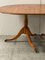 Mesa de comedor extensible vintage de tejo con dos pedestales, Imagen 4