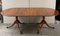 Vintage Yew Wood Twin Pedestal Extending Dining Table, Image 16