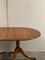 Mesa de comedor extensible vintage de tejo con dos pedestales, Imagen 5