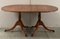 Vintage Yew Wood Twin Pedestal Extending Dining Table 6