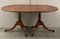 Vintage Yew Wood Twin Pedestal Extending Dining Table, Image 6