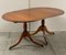 Vintage Yew Wood Twin Pedestal Extending Dining Table 2