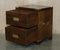 Kennedy Military Campaign Bedside Table Drawers from Harrods London, Set of 2 14