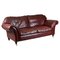 Heritage 3-Seater Brown Leather Mortimer Sofa with Castors by Laura Ashley 1