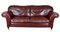 Heritage 3-Seater Brown Leather Mortimer Sofa with Castors by Laura Ashley 2